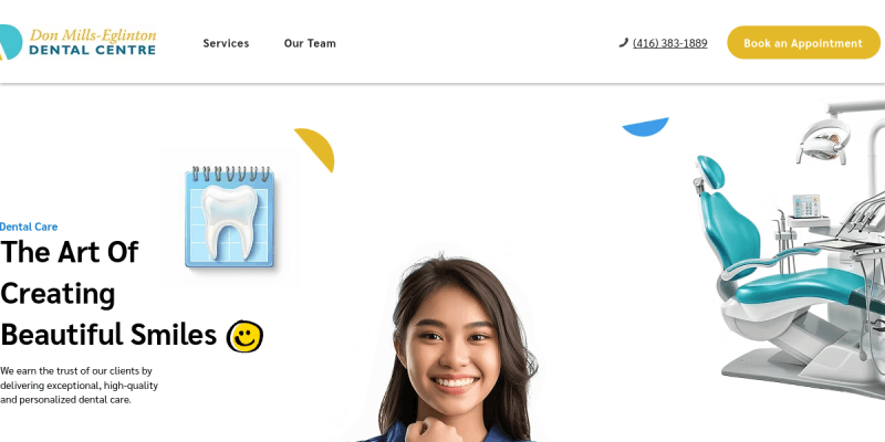 Dr. Ang Cosmetic Dentistry website